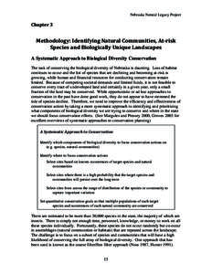 Conservation / Philosophy of biology / Habitats / Landscape ecology / Conservation biology / Endangered Species Act / Endangered species / Partners in Flight / Biodiversity / Environment / Biology / Ecology