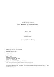 Personality tests / Behavior / Behavioural sciences / Big Five personality traits / 16 Personality Factors / 16PF Questionnaire / Personality psychology / Trait theory / Revised NEO Personality Inventory / Personality / Personality traits / Mind