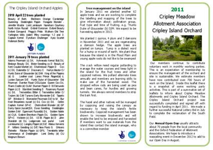 Microsoft Word[removed]Cripley Island Orchard publicity leaflet