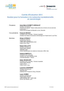 EXPERTISE D’UN DOSSIER PROGRAMME BLANC 2005