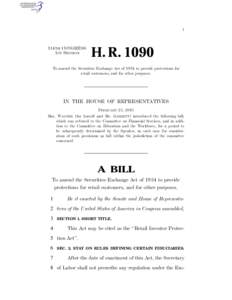 I  114TH CONGRESS 1ST SESSION  H. R. 1090