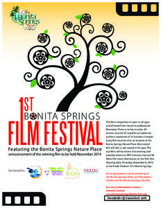 1 FILM FESTIVAL ST BONITA SPRINGS  Featuring the Bonita Springs Nature Place