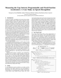 Parallel computing / Computer architecture / Digital signal processing / GPGPU / Multi-core processor / CPU cache / Accelerator / Vector processor / Graphics processing unit / Computing / Computer hardware / Central processing unit