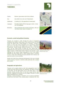 Microsoft Word - Countryfactsheet Tanzania_E.doc