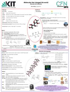 -Molecules that changed the worldGlucose and Cellulose Marko Miljevic, Ljiljana Fruk Glucose Place of Birth: