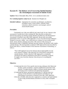 Treatment of bipolar disorder / Medicine / Suicidology / Health / Edwin S. Shneidman / Suicidal ideation / Assessment of suicide risk / Suicide prevention / Suicide / Psychiatry