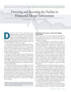 Antitrust, Vol. 22, No. 3, Summer 2008. © 2008 by the American Bar Association. Reproduced with permission. All rights reserved. This information or any portion thereof may not be copied or disseminated in any form or b