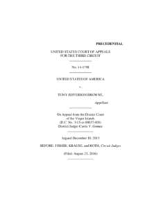 PRECEDENTIAL UNITED STATES COURT OF APPEALS FOR THE THIRD CIRCUIT _____________ No_____________