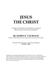 Jesus / Baptism / Conceptions of God / God in Christianity / Prophets of Islam / The Church of Jesus Christ / Temptation of Christ / Life of Jesus in the New Testament / Trinity / Christianity / Religion / Theology