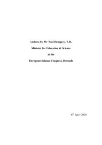 Science / Brain drain / Human geography / European Institute of Innovation and Technology / Reverse brain drain / Demographic economics / Foreign workers / Human migration