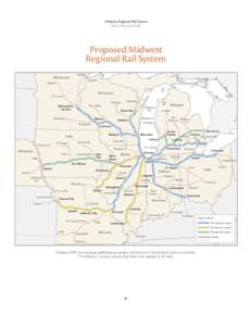 Midwest Regional Rail System EXECUTIVE REPORT Proposed Midwest Regional Rail System Duluth