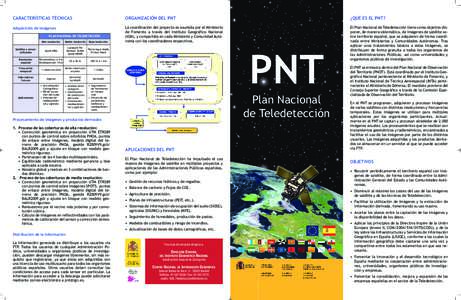 CARACTERÍSTICAS TÉCNICAS  ORGANIZACIÓN DEL PNT ¿QUÉ ES EL PNT?