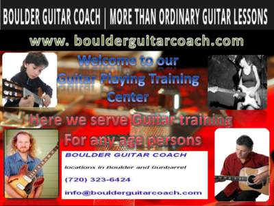 At Boulder Guitar Coach, I offer much more than ordinary guitar lessons. My approach is immersive, experiential, comprehensive and is unique in its focus on guitar training, becoming conversant in the language of music