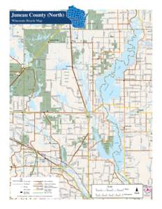 Juneau County Bicycle Map - WisDOT