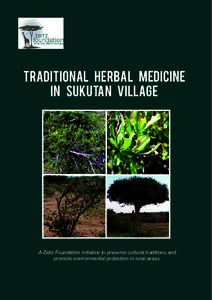 Traditional Herbal Medicine in Sukutan Village A Zeitz Foundation initiative to preserve cultural traditions and promote environmental protection in rural areas.