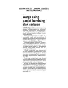 BERITA HARIAN – JUMMAT, M/S: 27 (NASIONAL) 