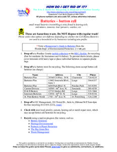 HOW DO I GET RID OF IT?  The A to Z Guide for Recycling & Disposal in Pinellas County http://www.pinellascounty.org/utilities/getridofit Questions? Call Solid Waste at[removed]All phone numbers are area code 727, unles