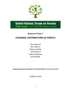 Microsoft Word - BP1 Economic Contributions of Forests_March 2013.docx