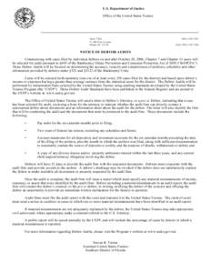 United States bankruptcy law / Finance / 109th United States Congress / Bankruptcy Abuse Prevention and Consumer Protection Act / Bankruptcy / Auditing / Audit / Chapter 13 /  Title 11 /  United States Code / Factoring / Business / Insolvency / Accountancy