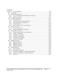 Geography of California / Natural hazards / Risk management / Carpinteria /  California / Carpinteria Unified School District / Carpinteria / Social vulnerability / Risk / Disaster / Management / Public safety / Emergency management