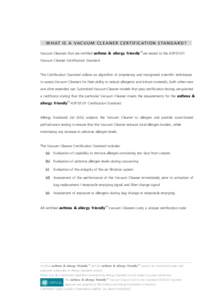 Immune system / Immunology / Asthma and Allergy Friendly / Product certification / Allergology / Allergen / Allergy / Vacuum cleaner / Asthma and Allergy Foundation of America / Medicine / Health / Anatomy