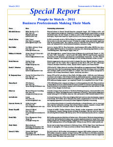 March[removed]Turnarounds & Workouts 7 Special Report