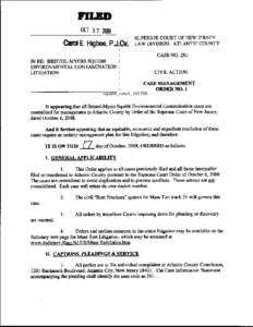 Microsoft Word - Notice - Mass Tort - Designation of Bristol-Myers Squibb Litigation - Oct[removed]Part 2 of 3.doc