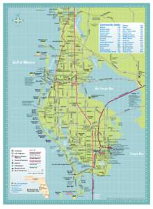 CSX Transportation / Pinellas Trail / Honeymoon Island State Park / St. Petersburg /  Florida / Caladesi Island State Park / Clearwater Beach / Pinellas County /  Florida / Pinellas Suncoast Transit Authority / Geography of Florida / Florida / Florida state parks