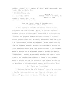 Present: Kinser, C.J., Lemons, Millette, Mims, McClanahan, and Powell, JJ., and Lacy, S.J. PS BUSINESS PARKS, L.P. v.  OPINION BY