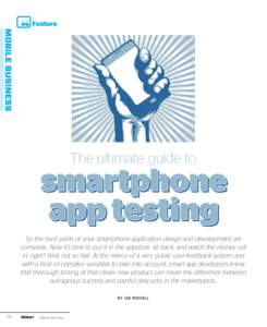 Feature  The ultimate guide to smartphone app testing