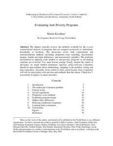 Identifying welfare impacts in cross-sectional data