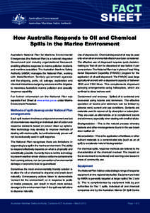 Environment / Hazards / Ocean pollution / Oil spill / Australian Marine Oil Spill Centre / Australian Maritime Safety Authority / Boom / Finnish pollution control vessel Louhi / Oil spill governance in the United States / Safety / Oil spills / Emergency management