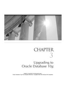 Color profile: Disabled Composite Default screen ORACLE Series TIGHT / Oracle Database 10g: TCR / Loney[removed]Chapter 3 Blind Folio 3:27