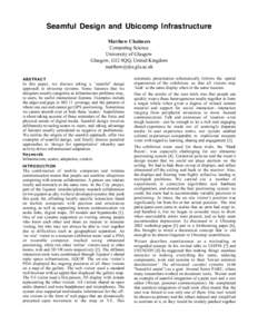 User experience / Mobile computing / Adaptation / Personal digital assistant / Computing / Technology / Human–computer interaction / Ubiquitous computing / Ambient intelligence