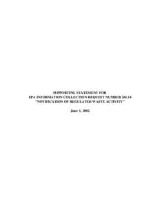 United States Environmental Protection Agency / Hazardous waste / Resource Conservation and Recovery Act / Municipal solid waste / Universal waste / Hazardous waste in the United States / Solid waste policy in the United States / Environment / Waste / Pollution