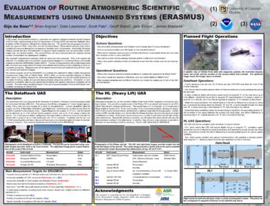 Water vapor / Unmanned aerial vehicle / Wind / Atmospheric sciences / Meteorology / Cloud