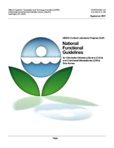 USEPA Contract Laboratory Program (CLP) National Functional Guidelines for Chlorinated Dibenzo-p-dioxins (CDDs) and Chlorinated Dibenzofurans (CDFs) Data Review