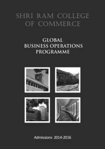 shri ram college of commerce GLOBAL BUSINESS OPERATIONS PROGRAMME