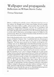 Arts / British art / Medievalists / William Morris / Pre-Raphaelite Brotherhood / Art criticism / Sarah Morris / British people / Morris & Co. / Visual arts