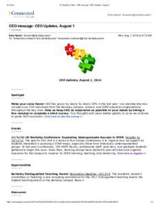 Science education / Education policy / Experiential learning / Science /  technology /  engineering /  and mathematics / University of California /  Berkeley