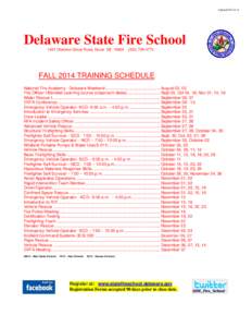 Updated[removed]Delaware State Fire School 1461 Chestnut Grove Road, Dover DE[removed]-4773