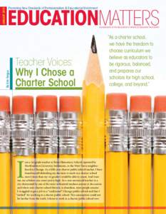 A publication of the Association of American Educators Foundation  By Erin Fergus JANUARY 2015