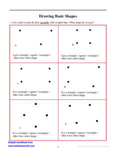 Math Mammoth Early Geometry Worktext