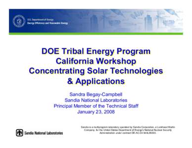 Concentrating Solar Power: Technologies and Applications