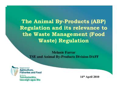 The Animal By-products Regulations in Ireland