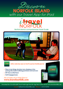Discover  NORFOLK ISLAND with our Travel App for iPad