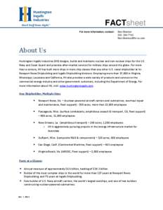 Microsoft Word - HII Fact Sheet[removed]docx