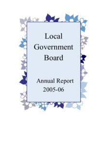 Local Government Board Annual Report[removed]