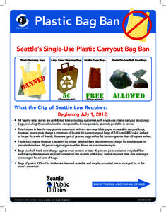 Plastic Bag Ban Seattle’s Single-Use Plastic Carryout Bag Ban Plastic Shopping Bags Large Paper Shopping Bags