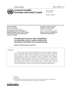 A/62/83–E[removed]United Nations General Assembly Economic and Social Council